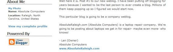 10 Years of Blogging on Absoluteraleigh.com