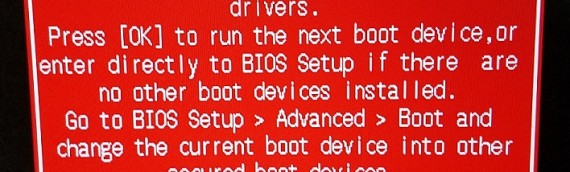 Error Solved: The system found unauthorized changes to UEFI…